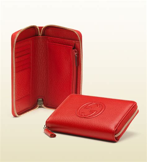 gucci red wallet women's|authentic gucci red wallet.